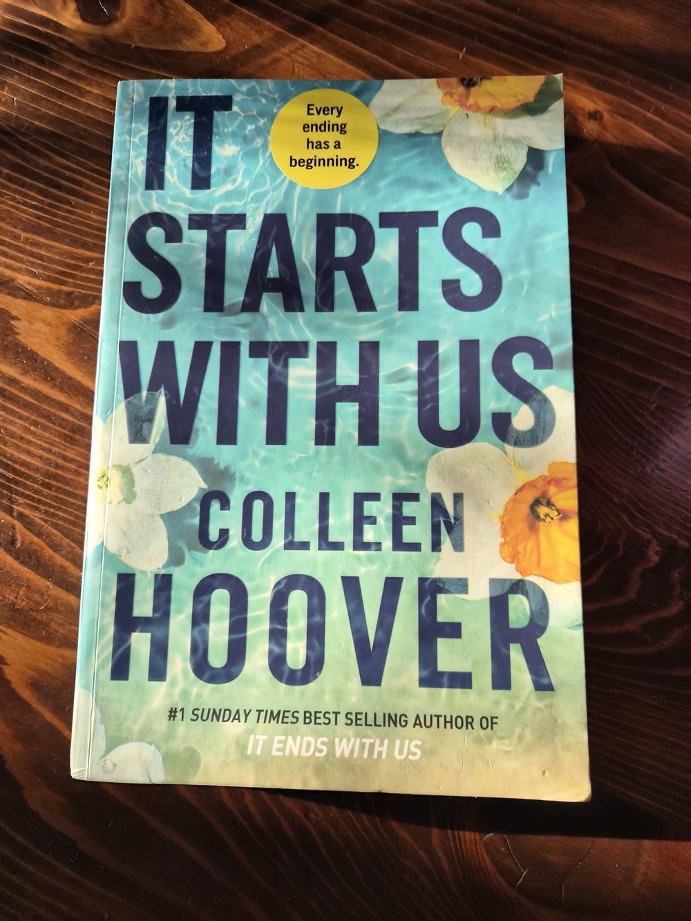 It Starts With Us by Colleen Hoover #1 Selling Author
